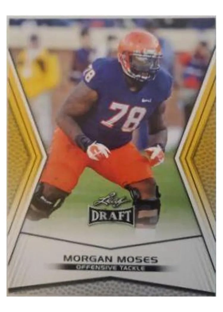 2014 Leaf Draft Morgan Moses #43 card