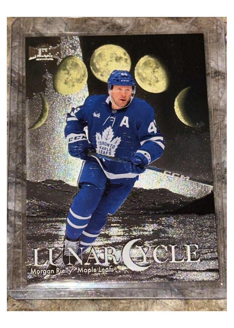 2025-26 SkyBox Metal Universe Lunar Cycle Morgan Rielly #LC-19 card