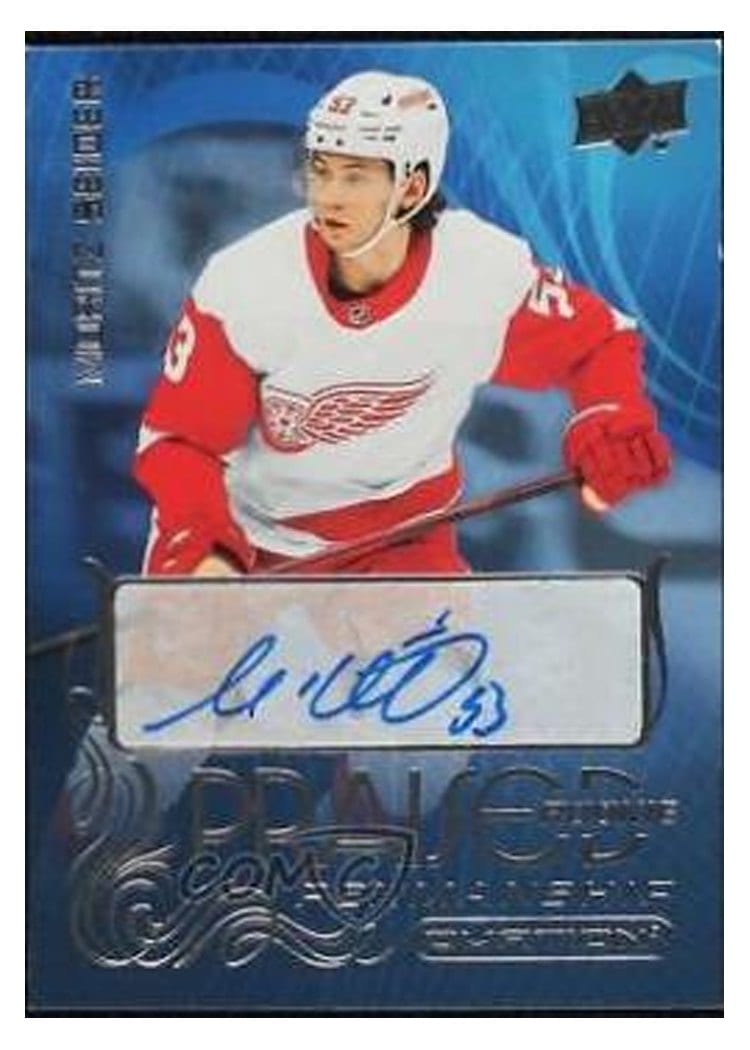 2021-22 Upper Deck Ovation Praised Rookie Penmanship Moritz Seider #PRP-MS card