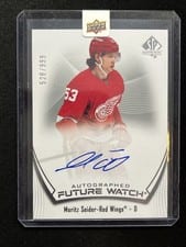 2021 SP Authentic Moritz Seider Autograph #135 card