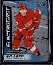 2023-24 Upper Deck Engrained ElectroCast Metal Moritz Seider #EC-8 card