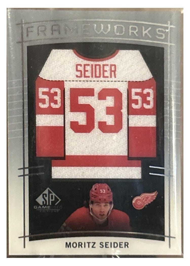2024-25 SP Game Used Frameworks Moritz Seider #F-MS