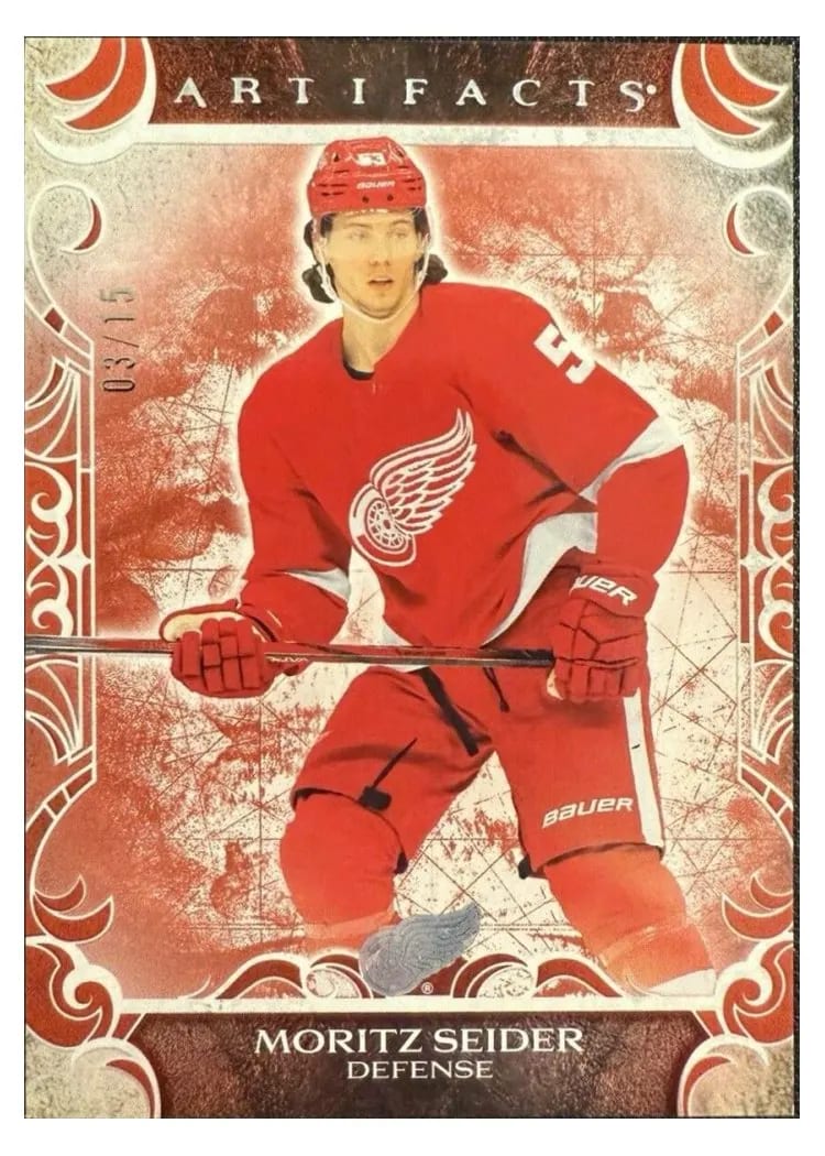 2024-25 Upper Deck Artifacts Base Set Moritz Seider #5 card