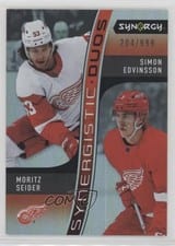 2023-24 Upper Deck Synergy Synergistic Duos Moritz Seider/Simon Edvinsson #SD-1* card
