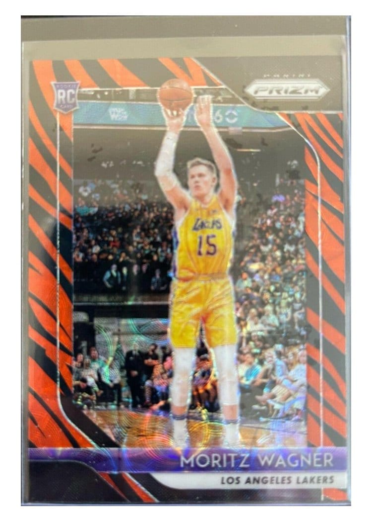 2018-19 Panini Prizm Base Set Moritz Wagner Tiger Stripe Choice Prizm #284 card