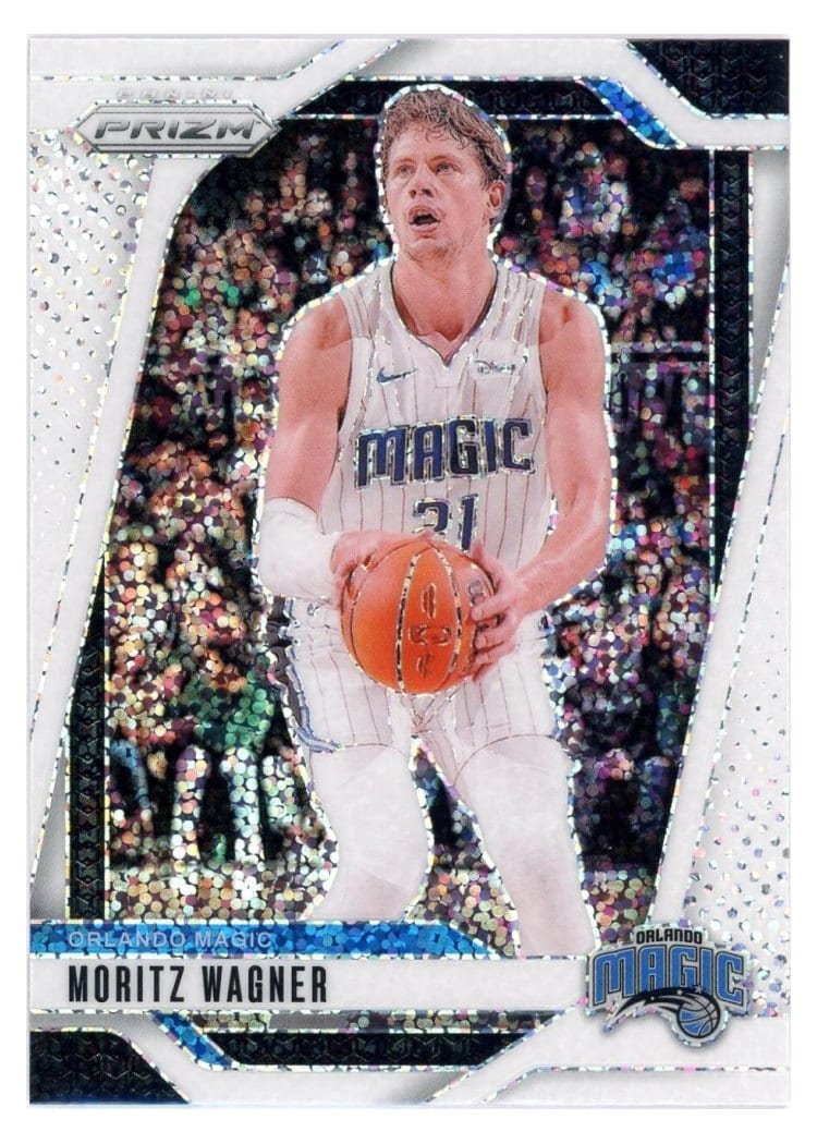 2024-25 Panini Prizm Base Set Moritz Wagner White Sparkle #116 card
