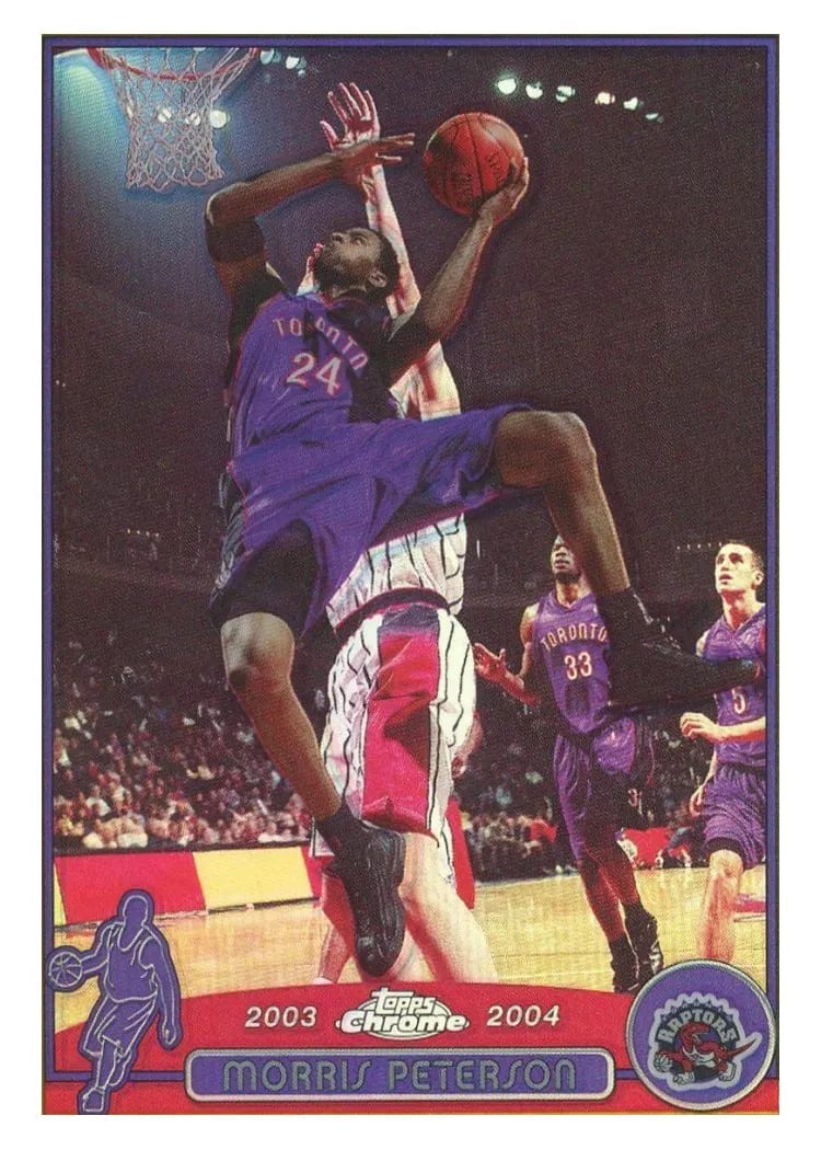 2003 Topps Chrome Morris Peterson #47 card