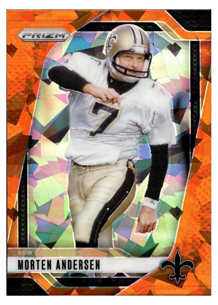 2024 Panini Prizm Base Set Morten Andersen Orange Ice #211 card
