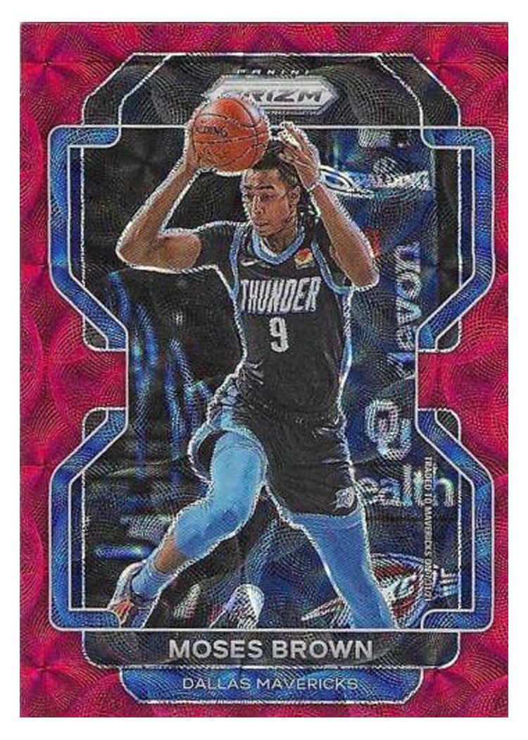 2021-22 Panini Prizm Base Set Moses Brown #173 card
