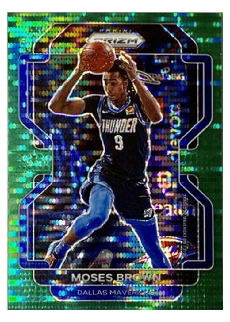 2021-22 Panini Prizm Base Set Moses Brown #173 card