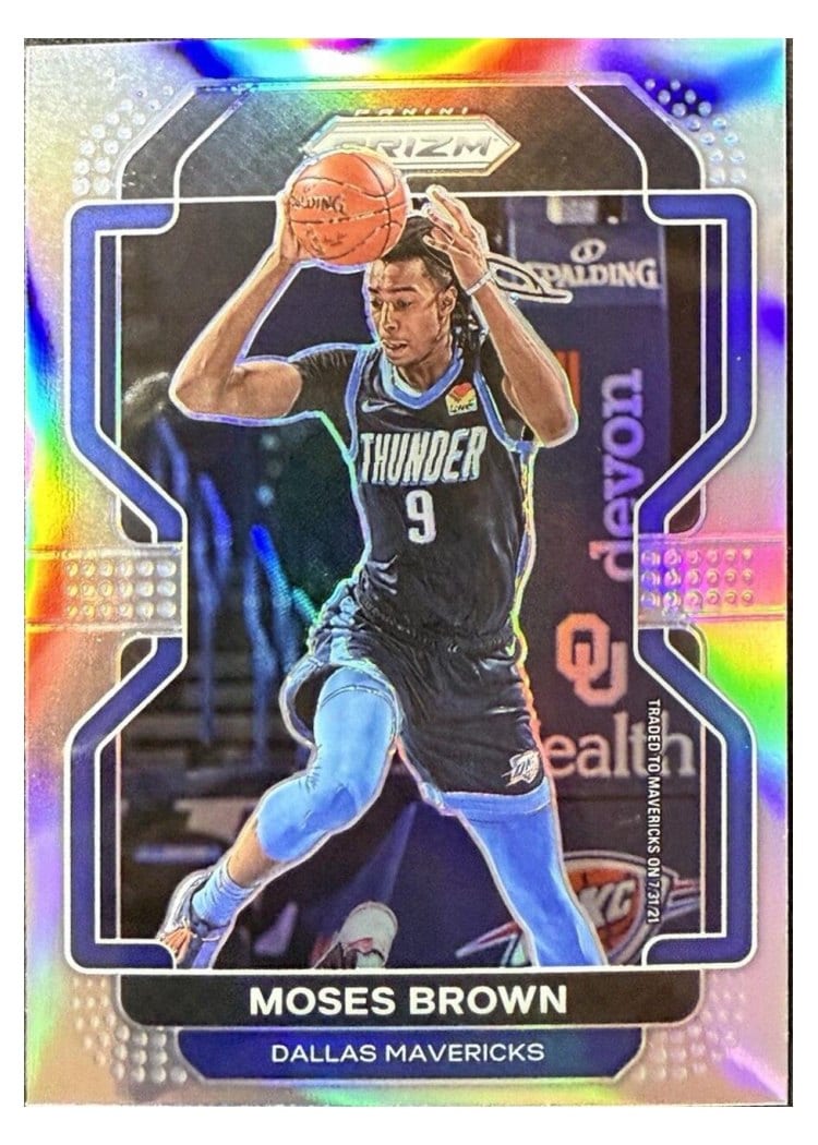 2021-22 Panini Prizm Base Set Moses Brown #173 card