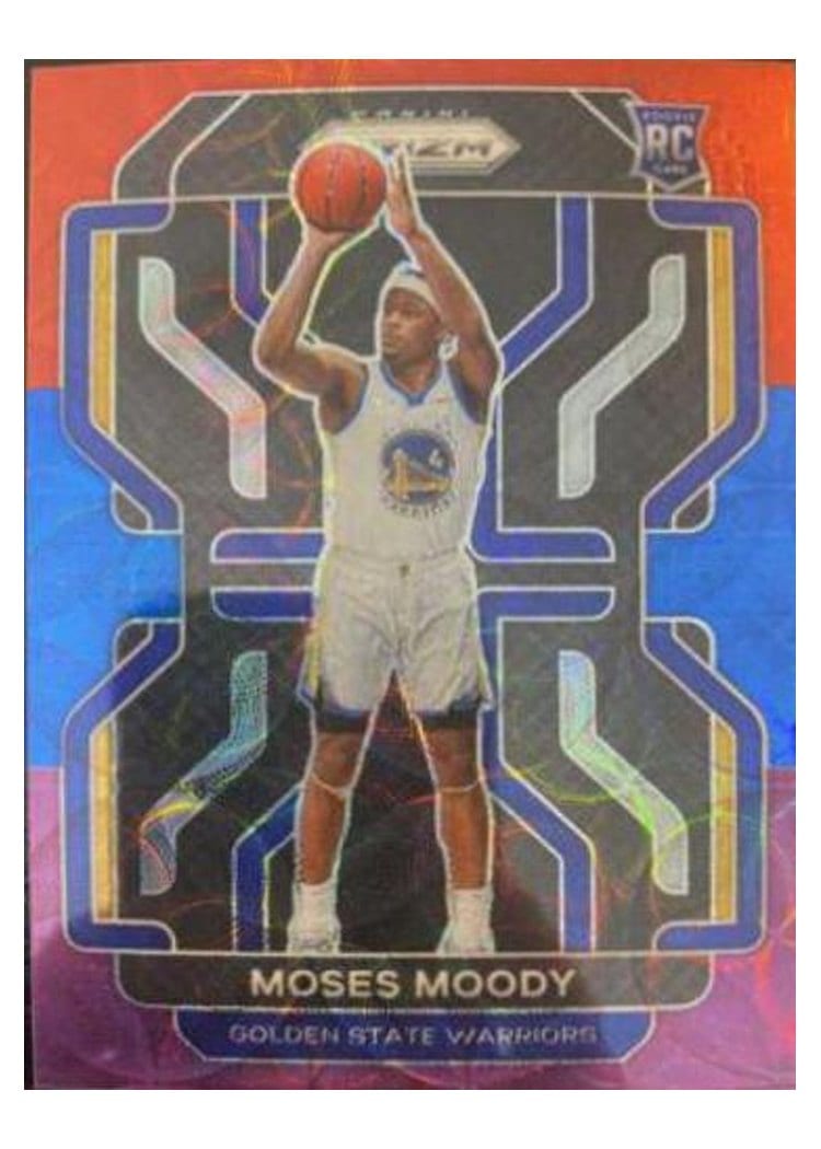 2021-22 Panini Prizm Base Set Moses Moody #308 card
