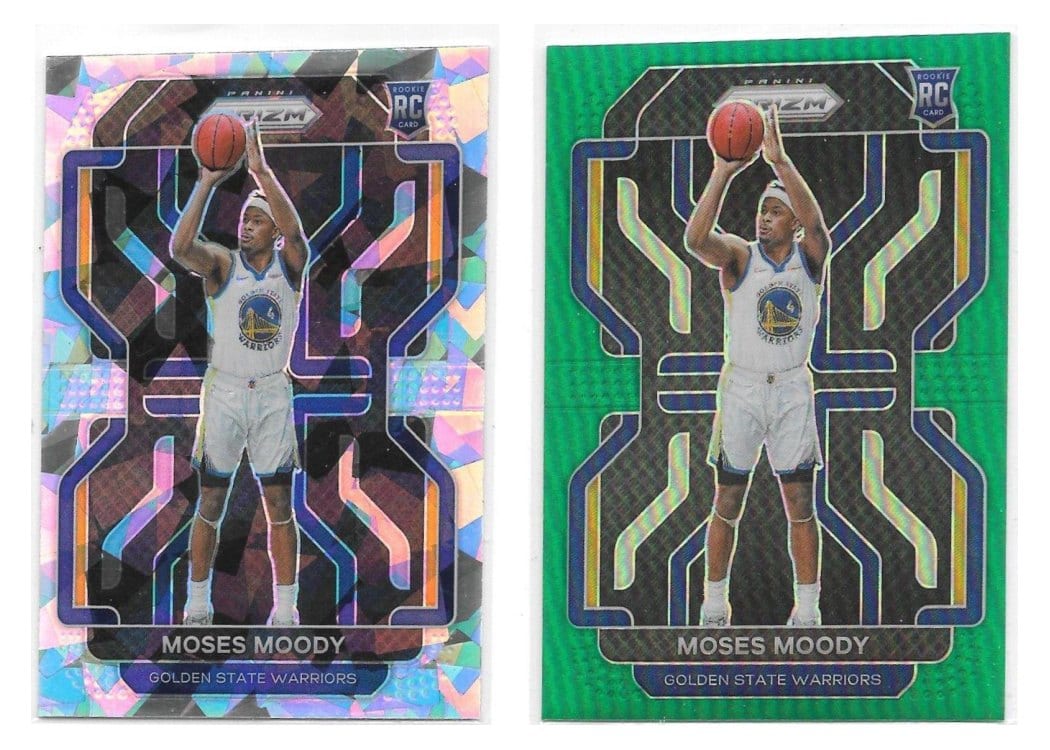 2021-22 Panini Prizm Base Set Moses Moody #308 card
