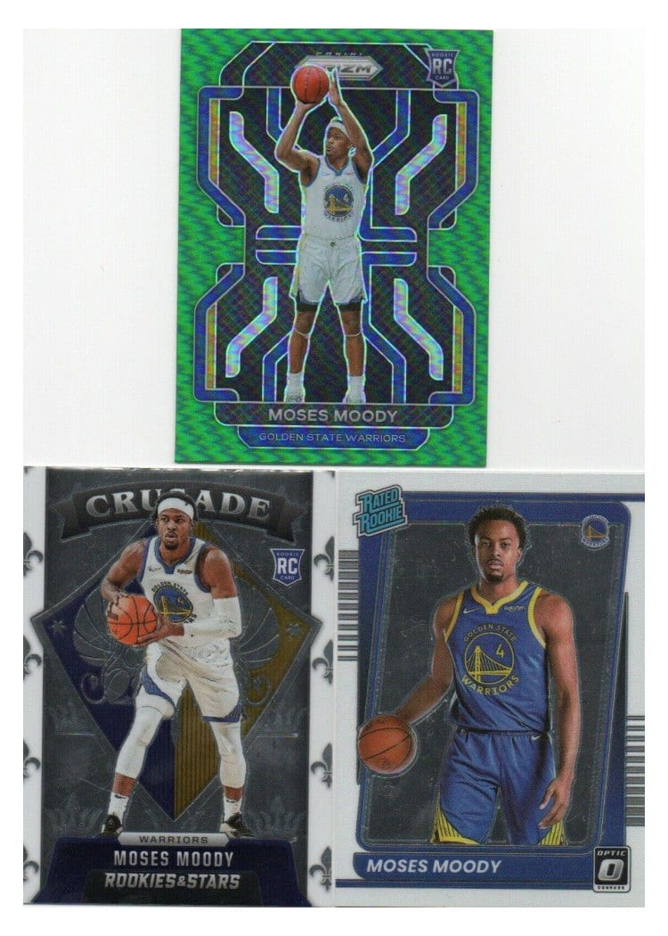 2021-22 Panini Prizm Base Set Moses Moody #308 card
