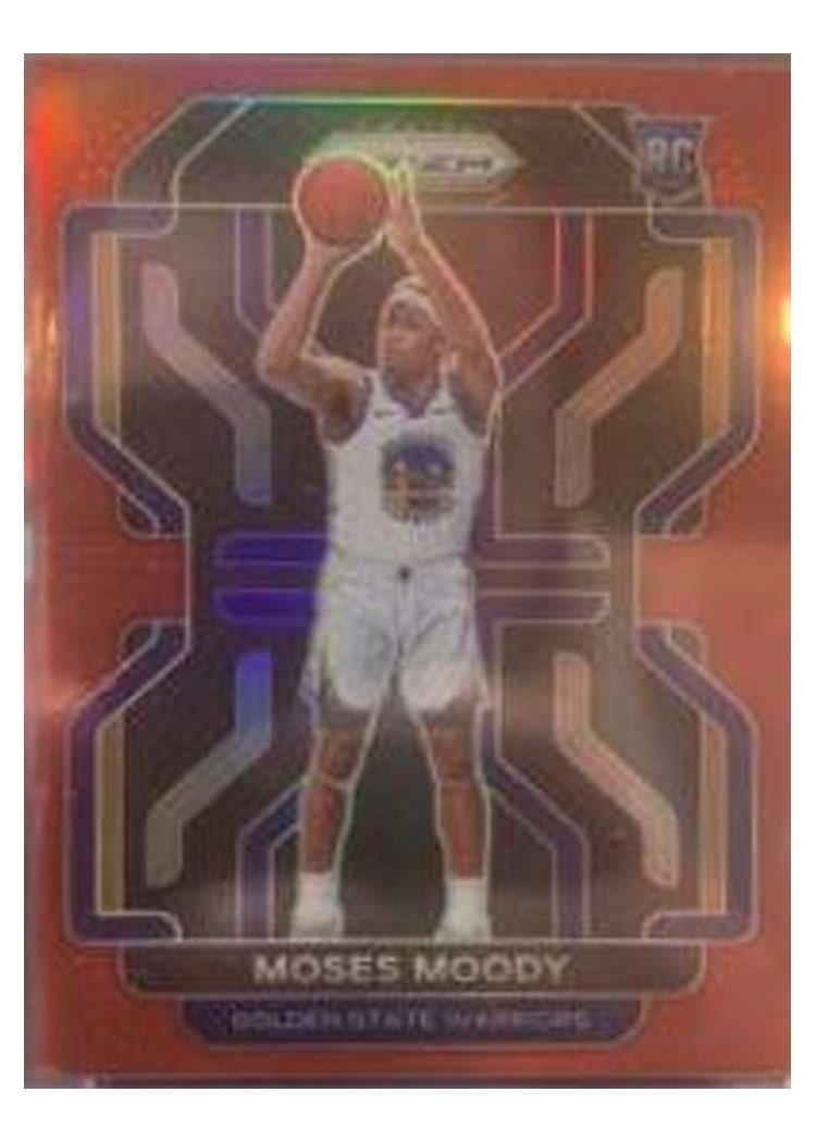 2021-22 Panini Prizm Base Set Moses Moody #308 card