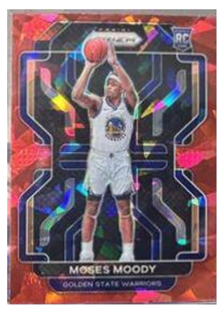2021-22 Panini Prizm Base Set Moses Moody #308 card