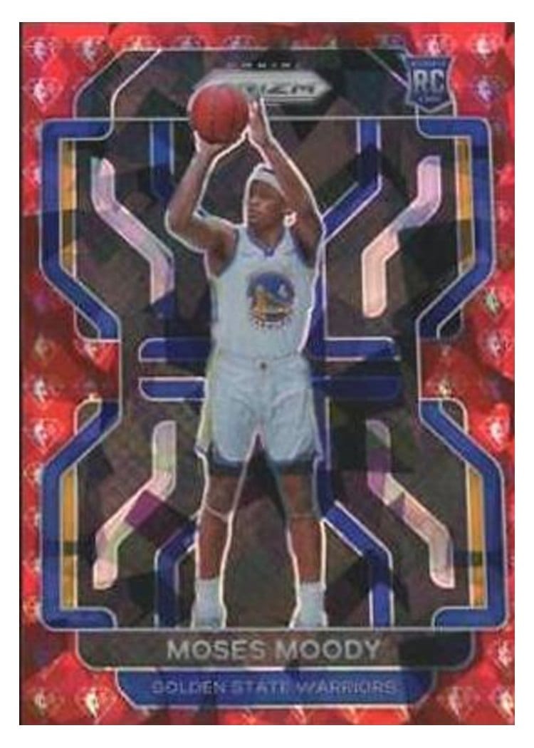 2021-22 Panini Prizm Base Set Moses Moody #308 card