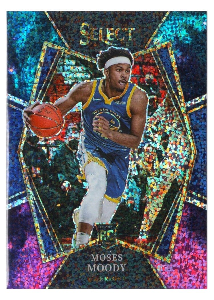 2021-22 Panini Select Base Set Moses Moody #187 card