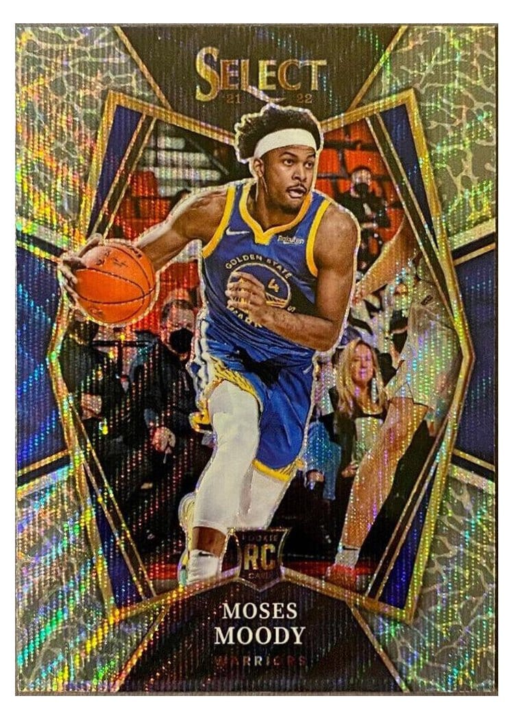 2021-22 Panini Select Base Set Moses Moody #187 card
