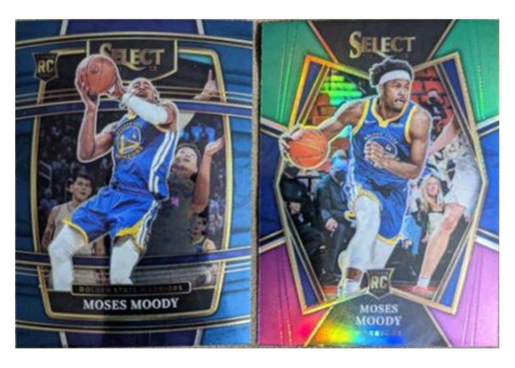 2021-22 Panini Select Base Set Moses Moody #187 card
