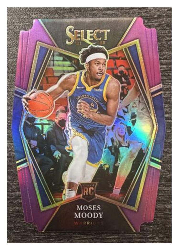 2021-22 Panini Select Base Set Moses Moody #187 card