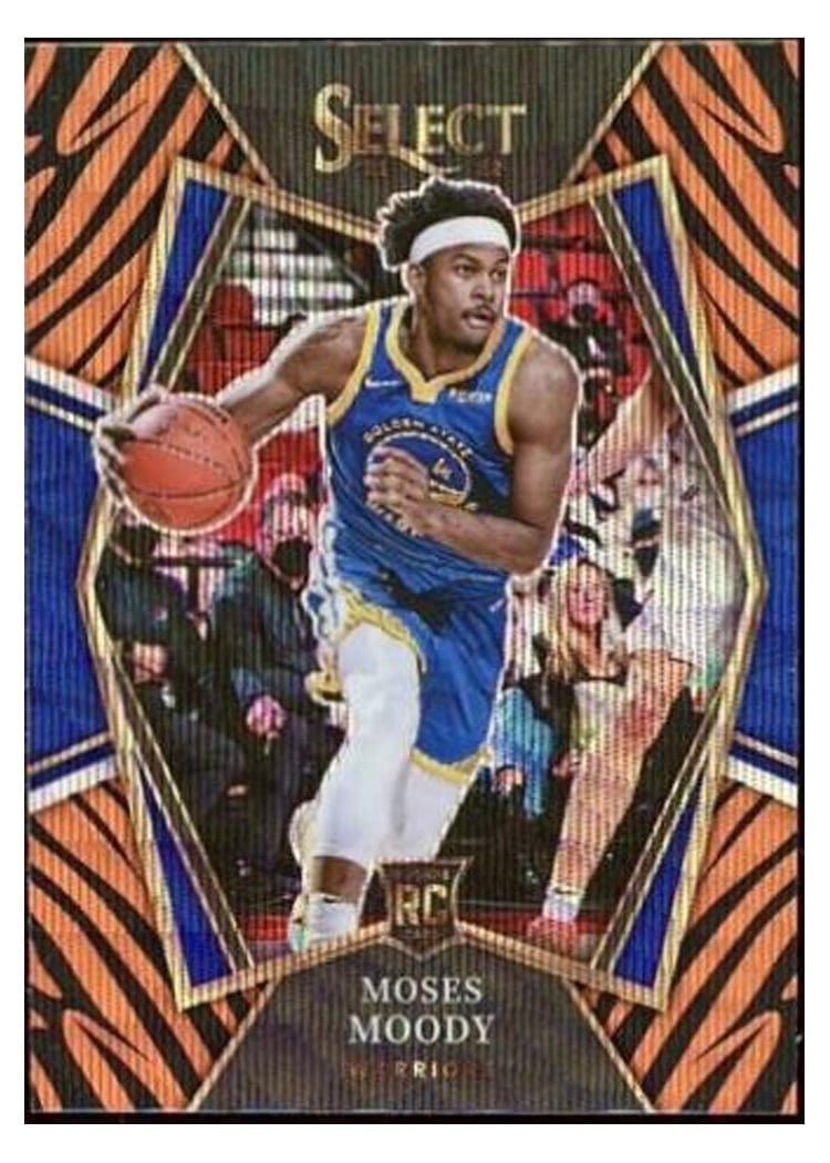 2021-22 Panini Select Base Set Moses Moody Tiger Prizm #187 card