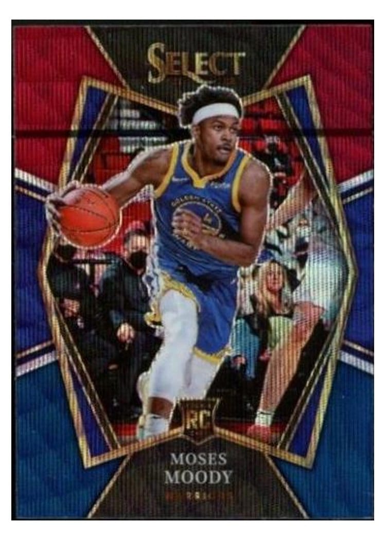 2021-22 Panini Select Base Set Moses Moody #187 card