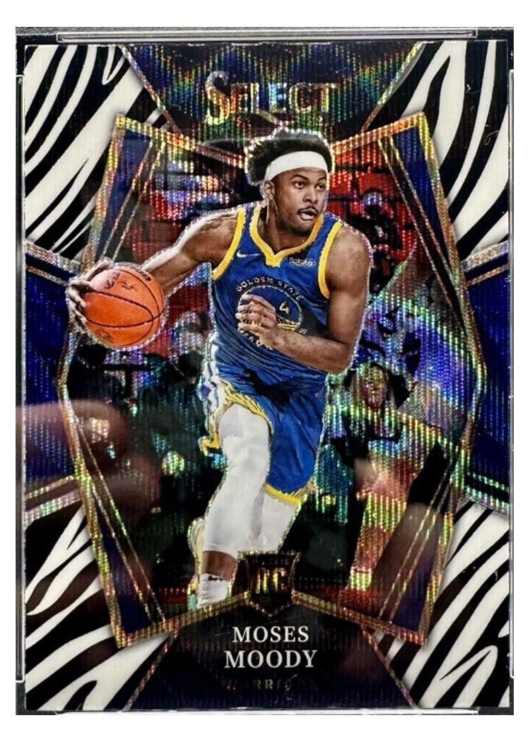 2021-22 Panini Select Base Set Moses Moody #187 card