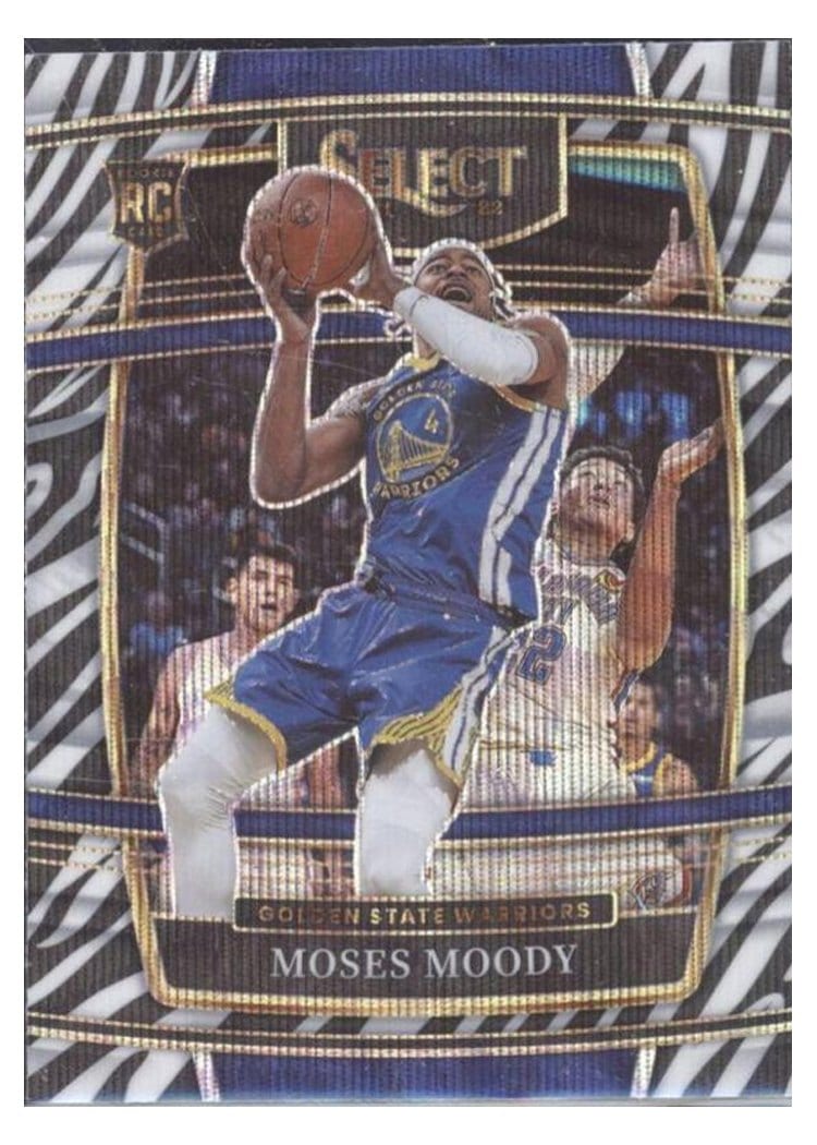 2021-22 Panini Select Base Set Moses Moody #62 card