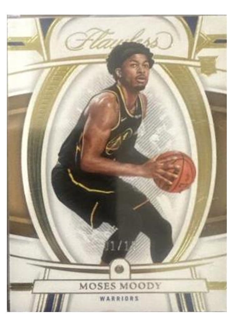 2021 Panini Flawless Moses Moody #60 card