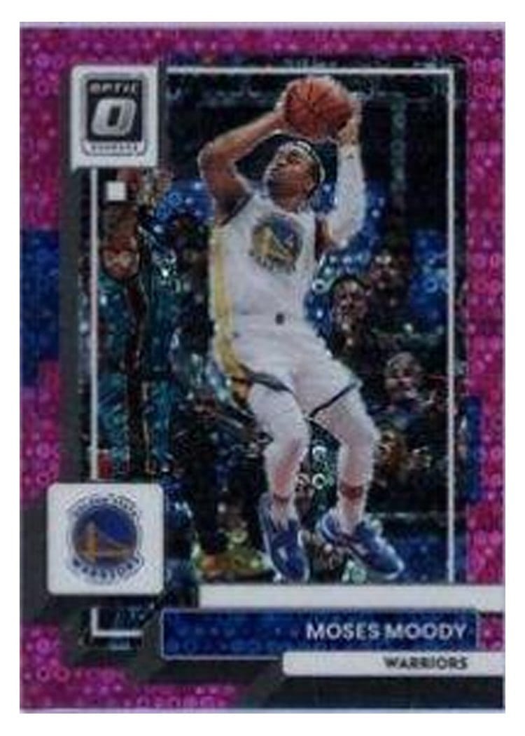 2022-23 Donruss Optic Base Set Moses Moody Fast Break Pink #88 card