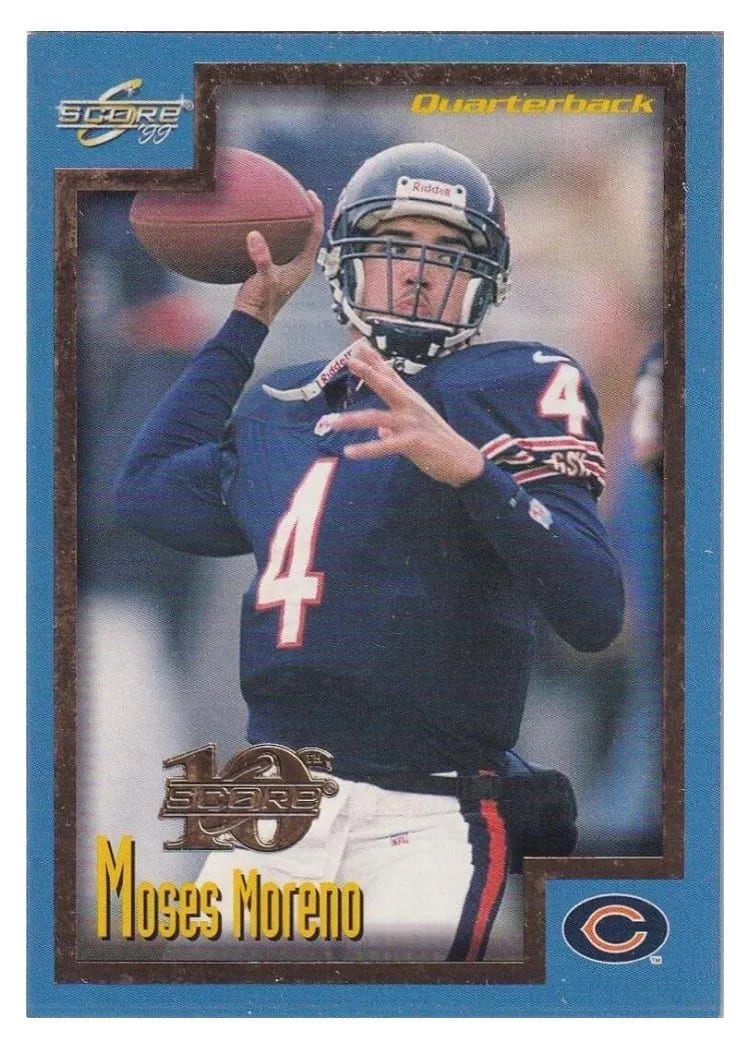 1999 Panini Score Moses Moreno #27 card