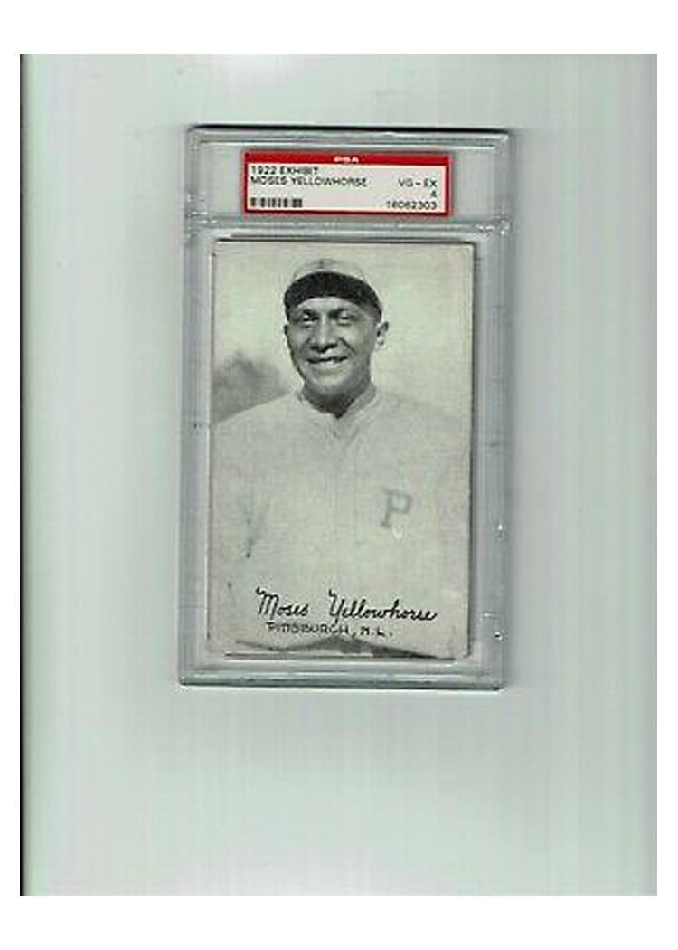1922 Exhibits Moses Yellowhorse card