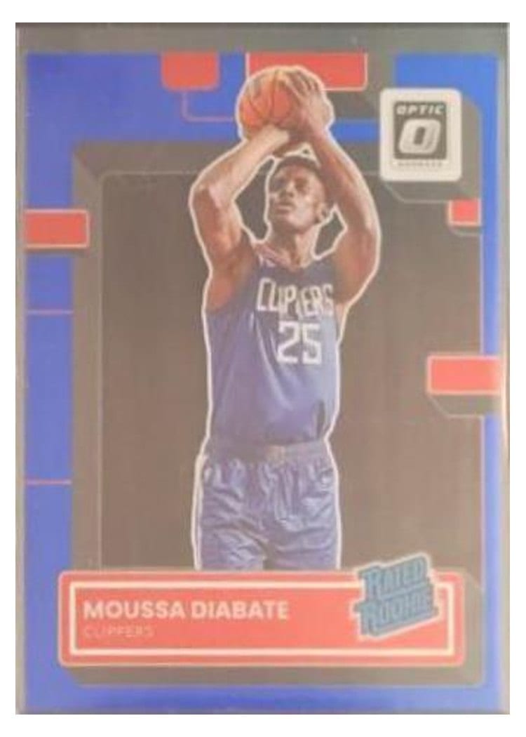 2022-23 Donruss Optic Base Set Moussa Diabate Blue #247 card
