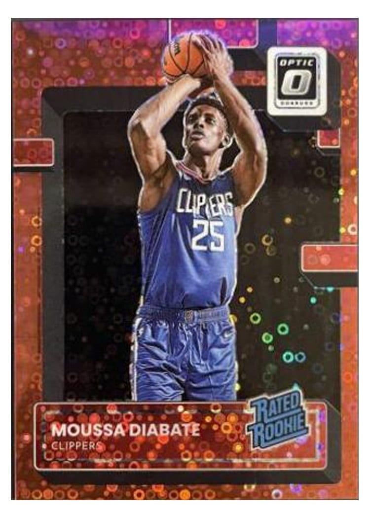 2022-23 Donruss Optic Base Set Moussa Diabate Fast Break Red #247 card