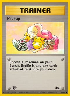 Fossil Mr. Fuji #58 card