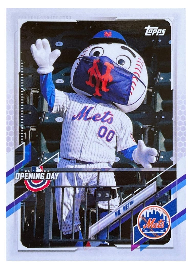 2021 Topps Opening Day Mascots Mr. Met #M-3