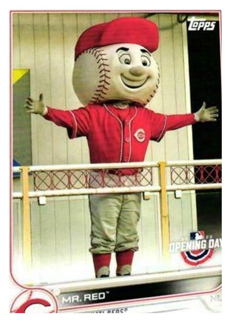 2022 Topps Opening Day Mascots Mr. Red #M-5 card