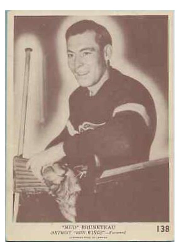 1940 O-Pee-Chee V301-2 'Mud' Bruneteau #138 card