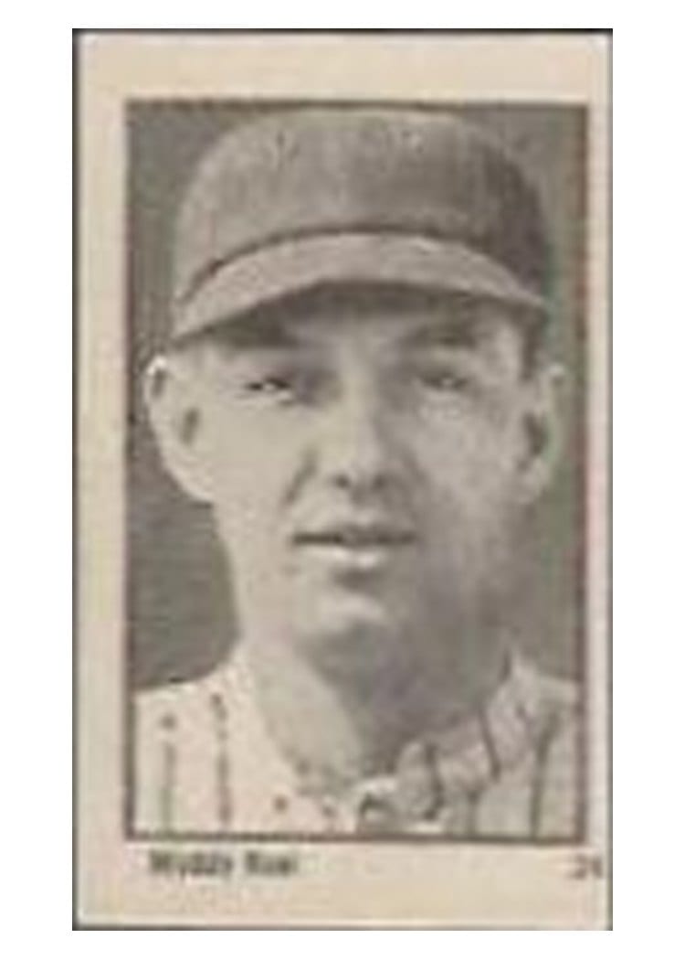 1923 Maple Crispette Muddy Ruel #24 card