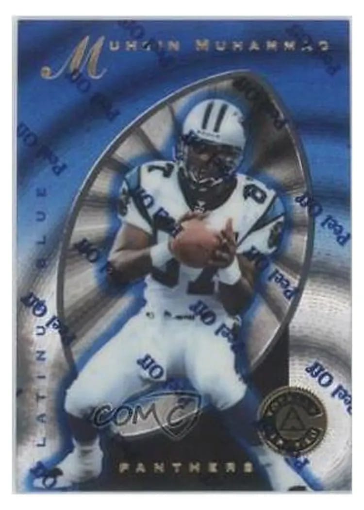 1997 Pinnacle Totally Certified Muhsin Muhammad #110 card