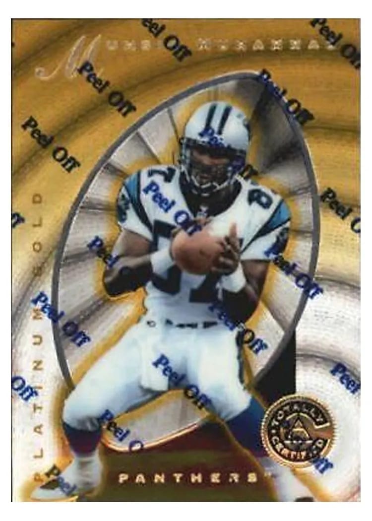 1997 Pinnacle Totally Certified Muhsin Muhammad #110 card