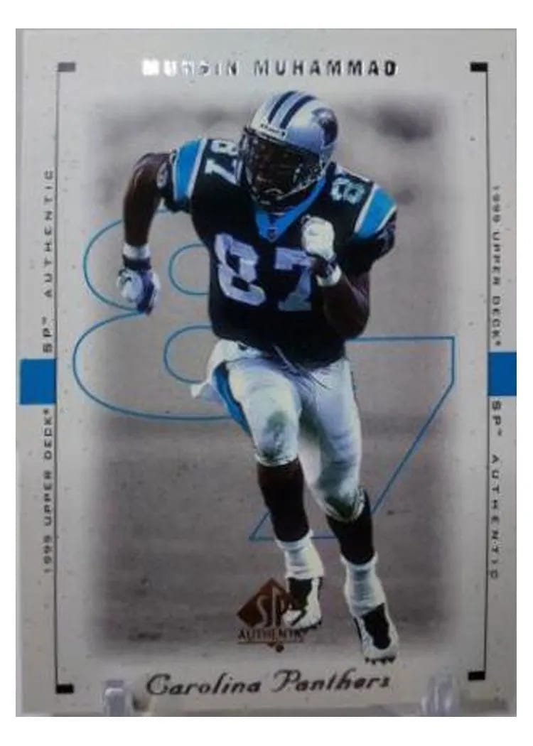 1999 SP Authentic Muhsin Muhammad #12 card