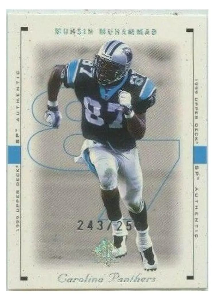 1999 SP Authentic Muhsin Muhammad #12 card