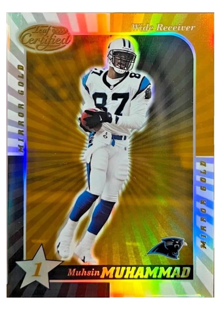 2000 Leaf Certified Muhsin Muhammad #19 card