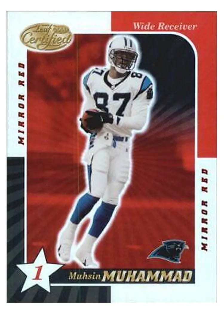 2000 Leaf Certified Muhsin Muhammad #19 card
