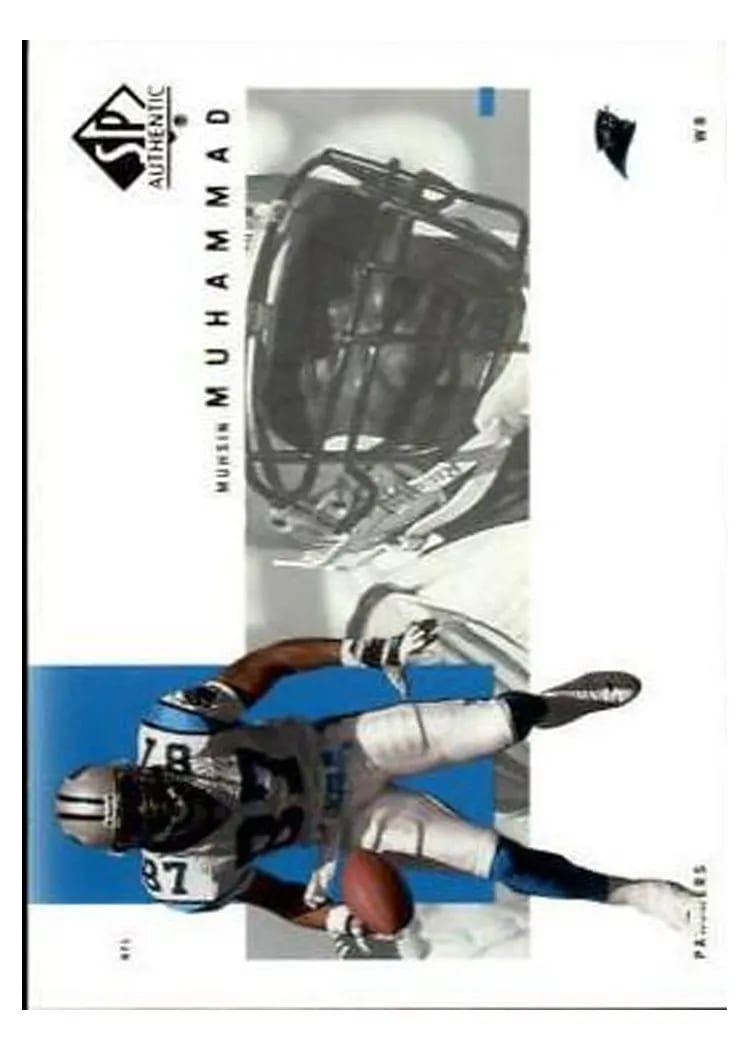 2001 SP Authentic Muhsin Muhammad #13 card