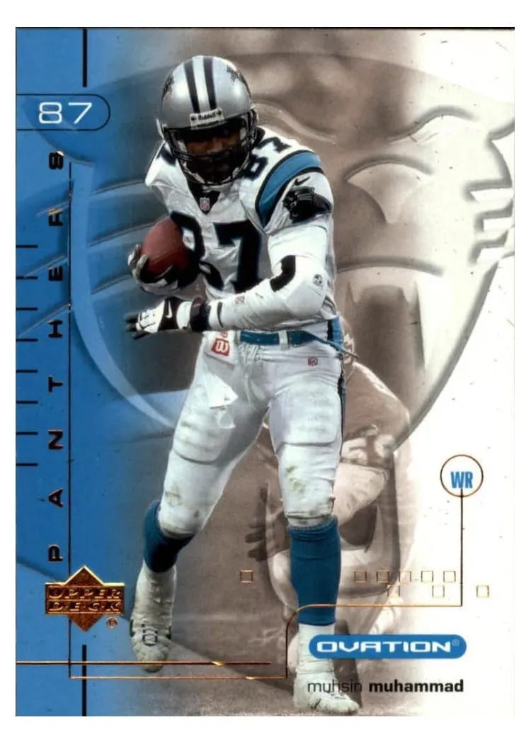 2001 Upper Deck Ovation Muhsin Muhammad #13 card