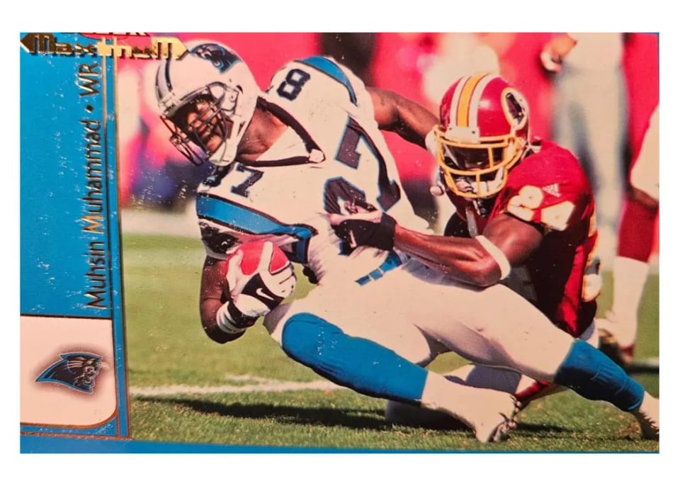 2002 Fleer Maximum Muhsin Muhammad #9 card
