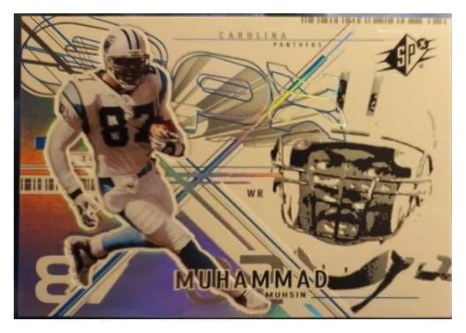2002 Spx Muhsin Muhammad #73 card